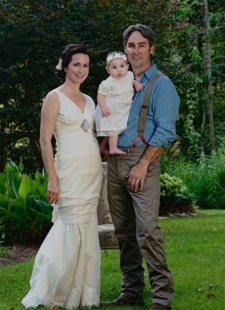 Mike Wolfe and Jodi Faeth During Their Marriage Day